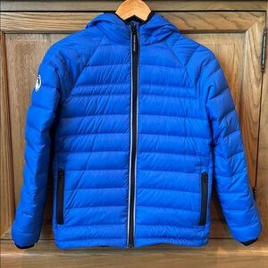 Kids Canada Goose PBI Sherwood down hooded jacket